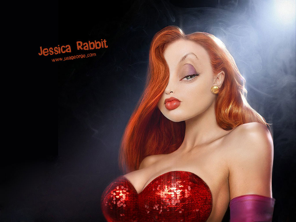 Jessica Rabbit (Who Framed Roger Rabbit) Wallpaper 1024 x 768