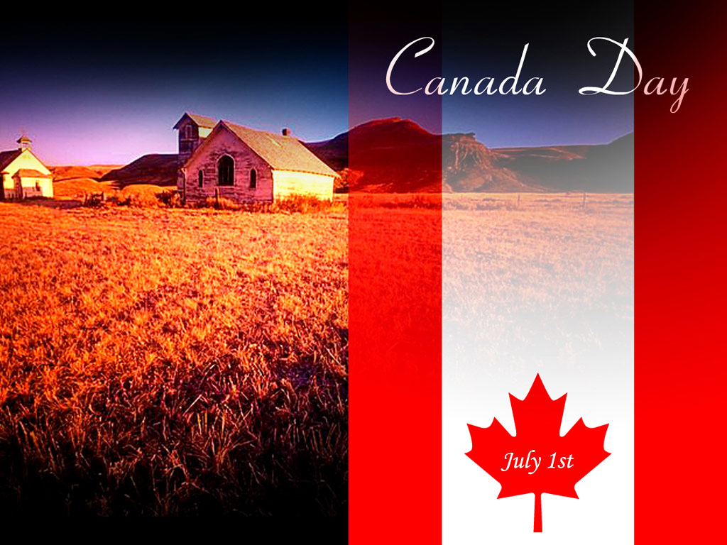 Canada Day Wallpaper 1024 x 766. (Fête du Canada)