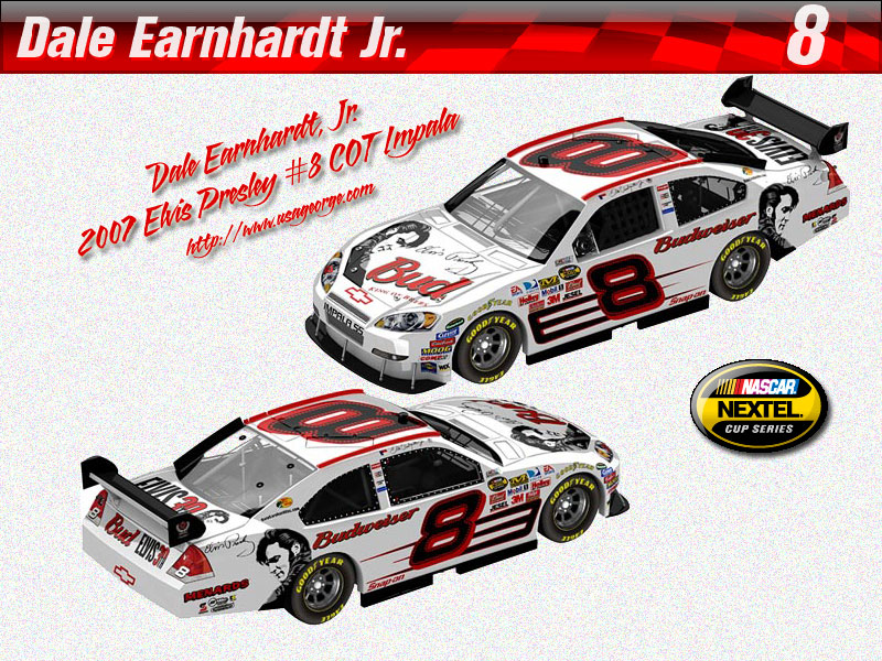 dale earnhardt wallpaper. Dale Earnhardt Jr. 2007 Elvis