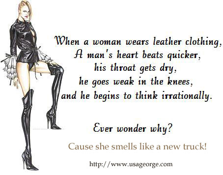 Leather girl