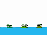 Alligator & Frogs (gif)