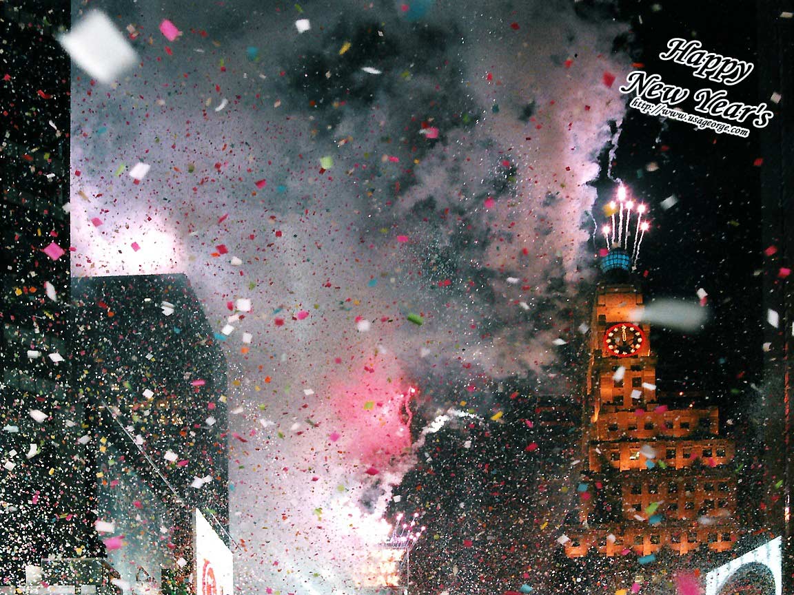 Times Square at New Year's