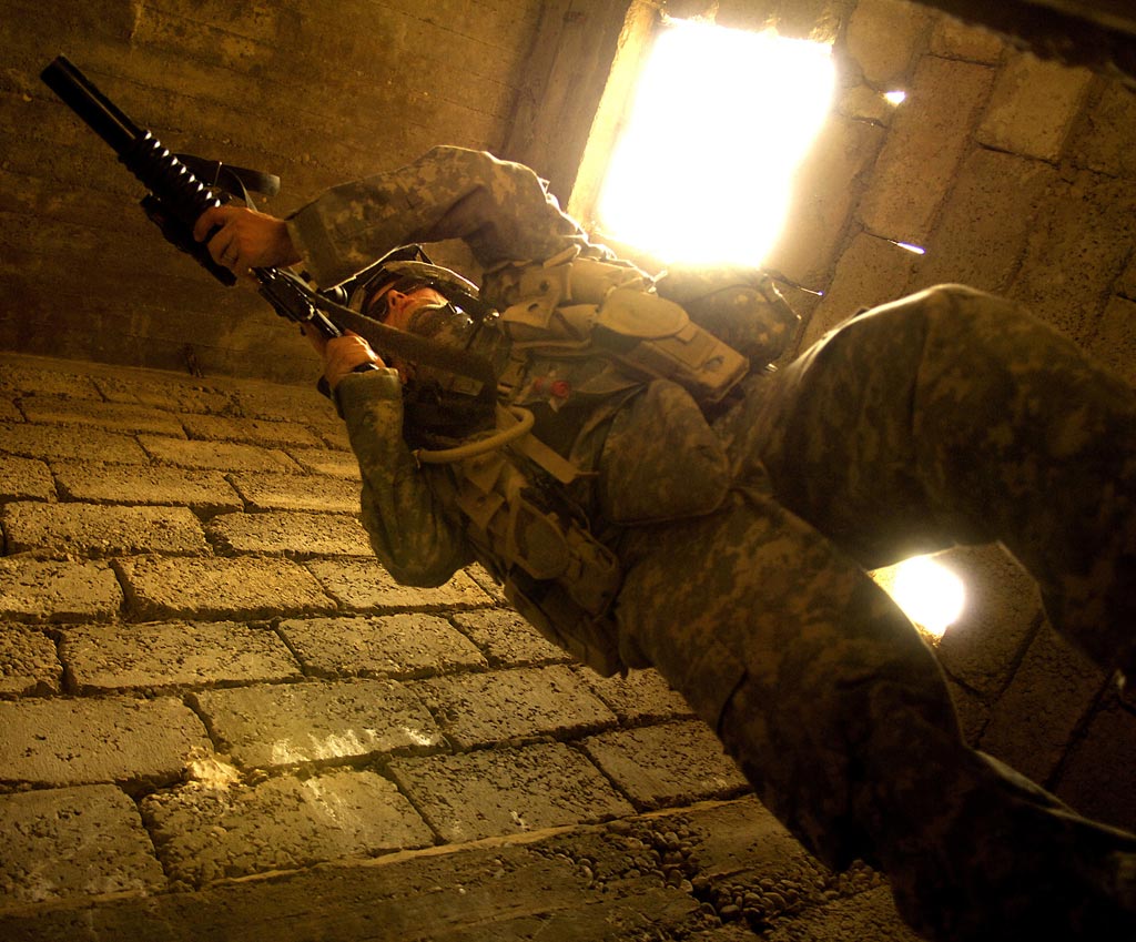 Taking cover